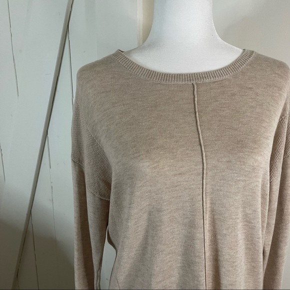 MAGASCHONI Cashmere Blend tan tunic Sweater Size Small - Picture 2 of 5